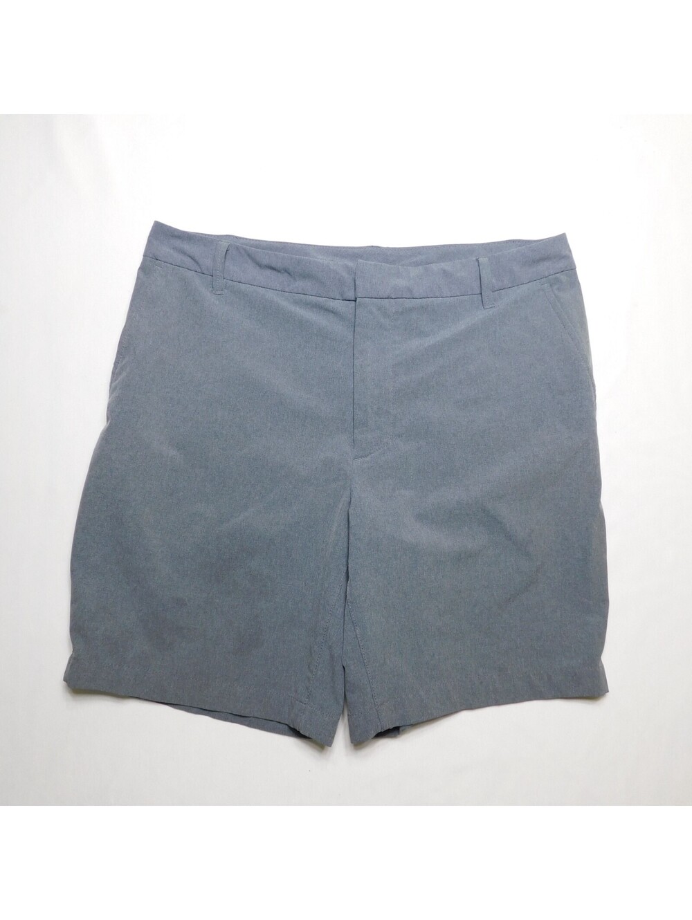 All In Motion Men's 34 Golf Shorts Gray Heather Tech Stretch Hybrid Casual 8" In